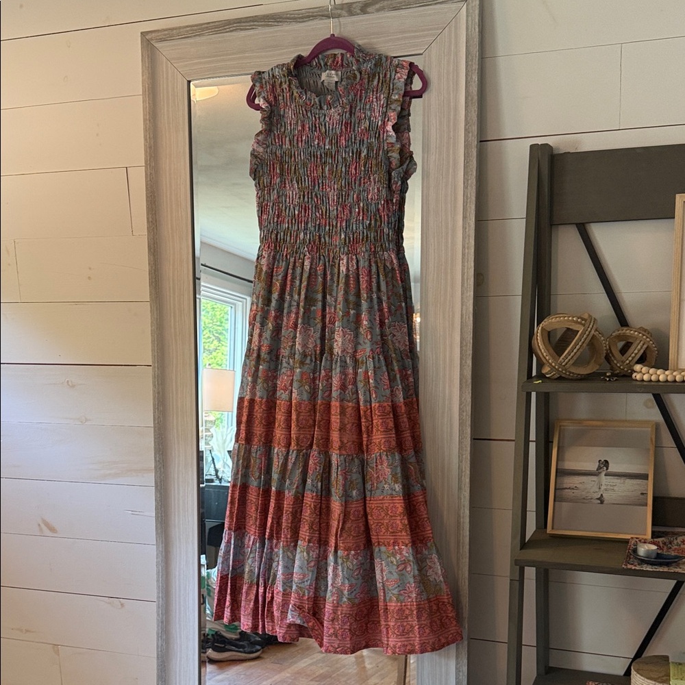 Calypso St. Barth Multicolor Floral Maxi Dress